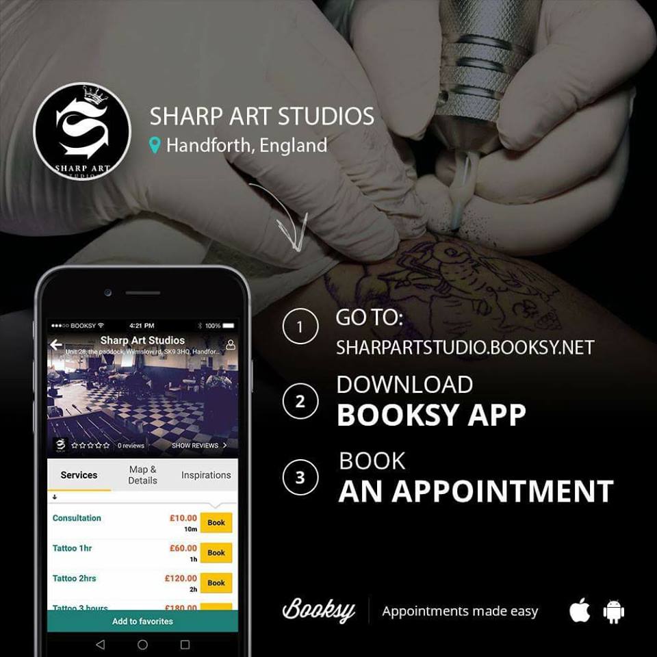 Tattoo Artist Appointment Scheduling Software  Booking App